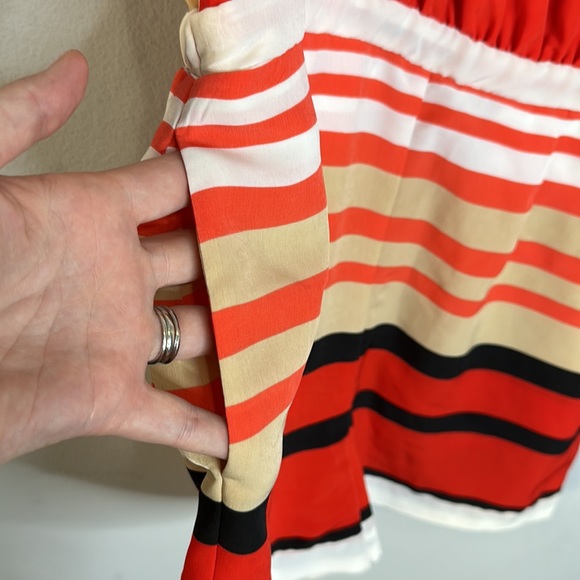 Peter Som for Design Nation Romper stripes 6 NEW - Picture 4 of 6